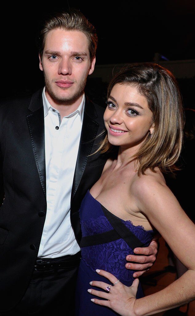 Sarah Hyland & Dominic Sherwood from From Co-Stars to Couples