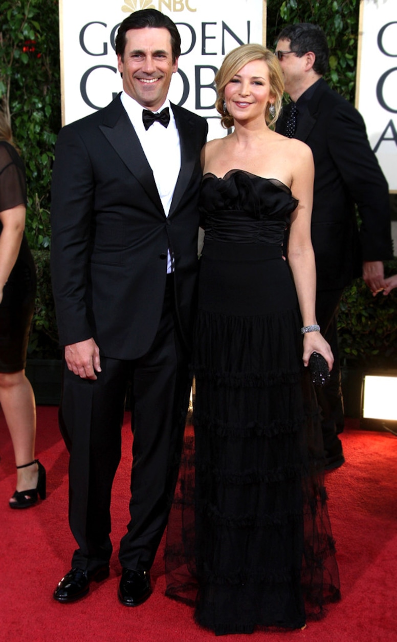 Jon Hamm, Jennifer Westfeldt, Golden Globes, 2009