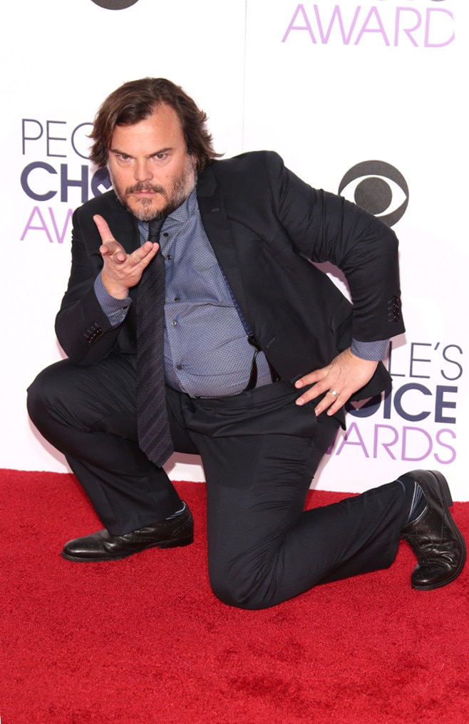 Jack Black from 2016 People's Choice Awards Red Carpet Arrivals E! News