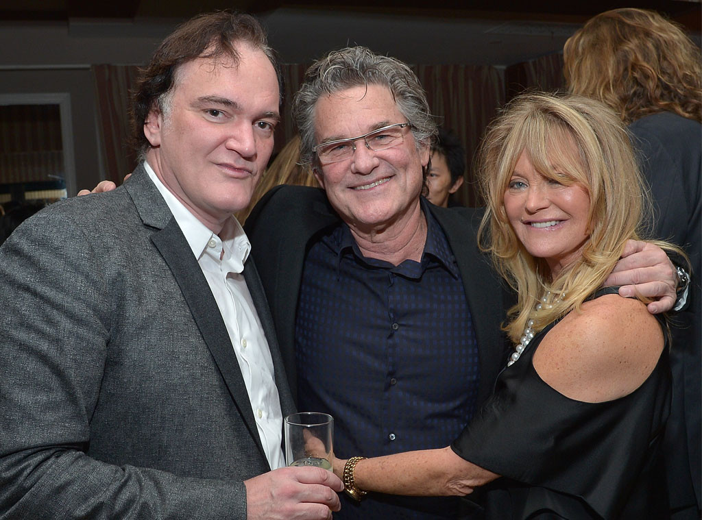 Quentin Tarantino, Kurt Russell, Goldie Hawn, The Hateful Eight, Golden Globes Party Pics