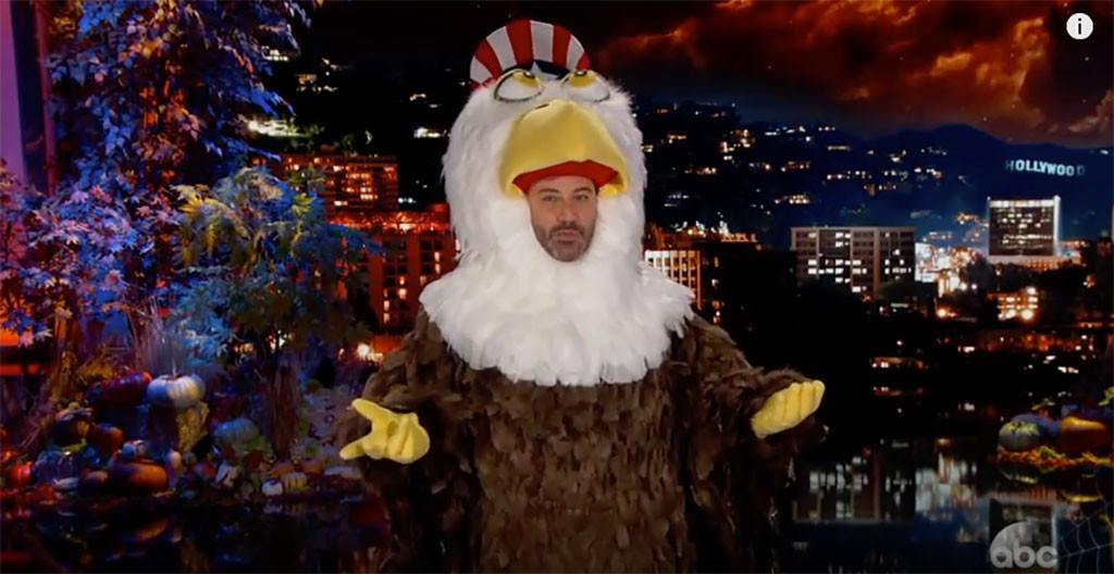 Jimmy Kimmel's Halloween Costume Was Inspired by the 2016 Presidential