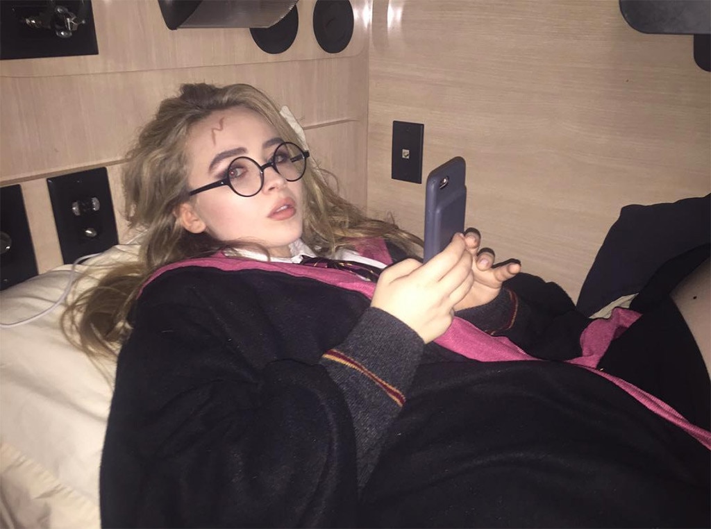 Sabrina Carpenter From Stars Celebrate Halloween 2016 E News