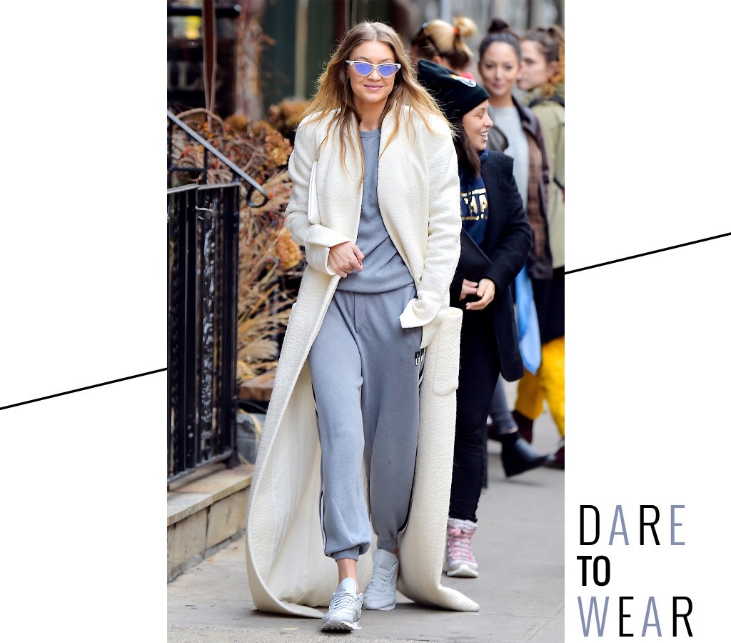 Gigi Hadids Got A Trick For Wearing Your Sweats In Public