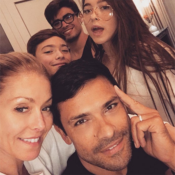 Kelly Ripa, Mark Consuelos, Family, Instagram