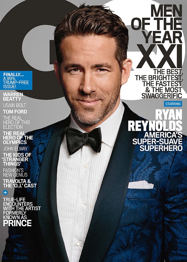 Ryan Reynolds, GQ Men of the Year Issue