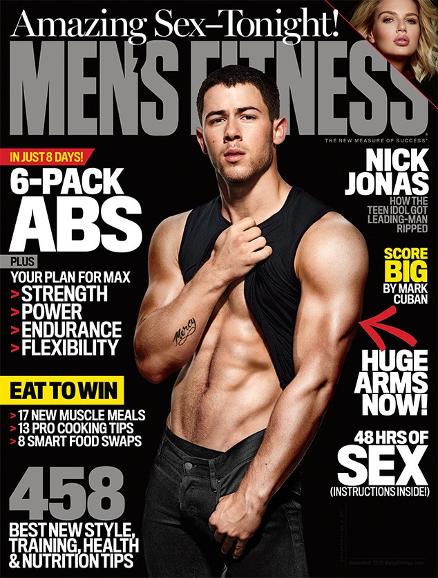 Nick Jonas, Men's Fitness