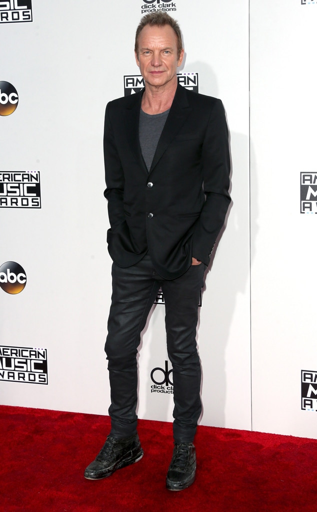 Sting, AMAs, 2016 American Music Awards, Arrivals