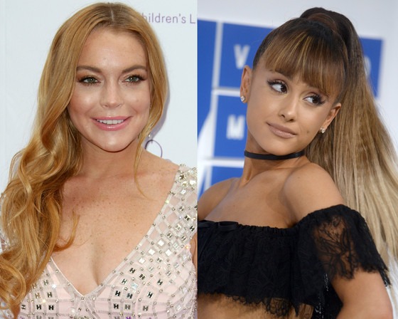 Ariana Grande, Lindsay Lohan