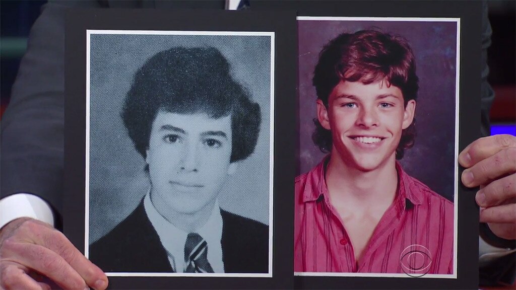 James Marsden and Stephen Colbert Compare Yearbook Photos E! News