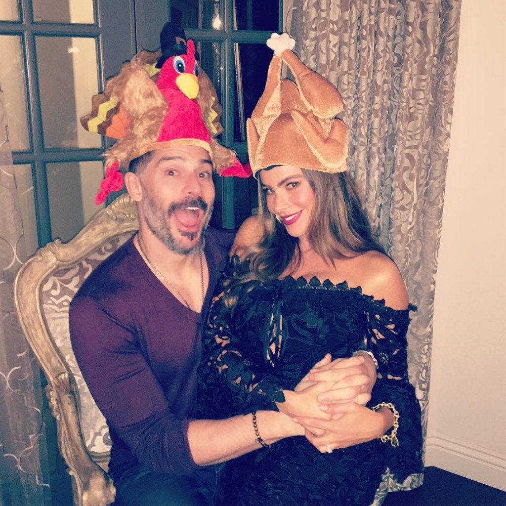 Joe Manganiello And Sofia Vergara From Stars Celebrate Thanksgiving 2016 E News