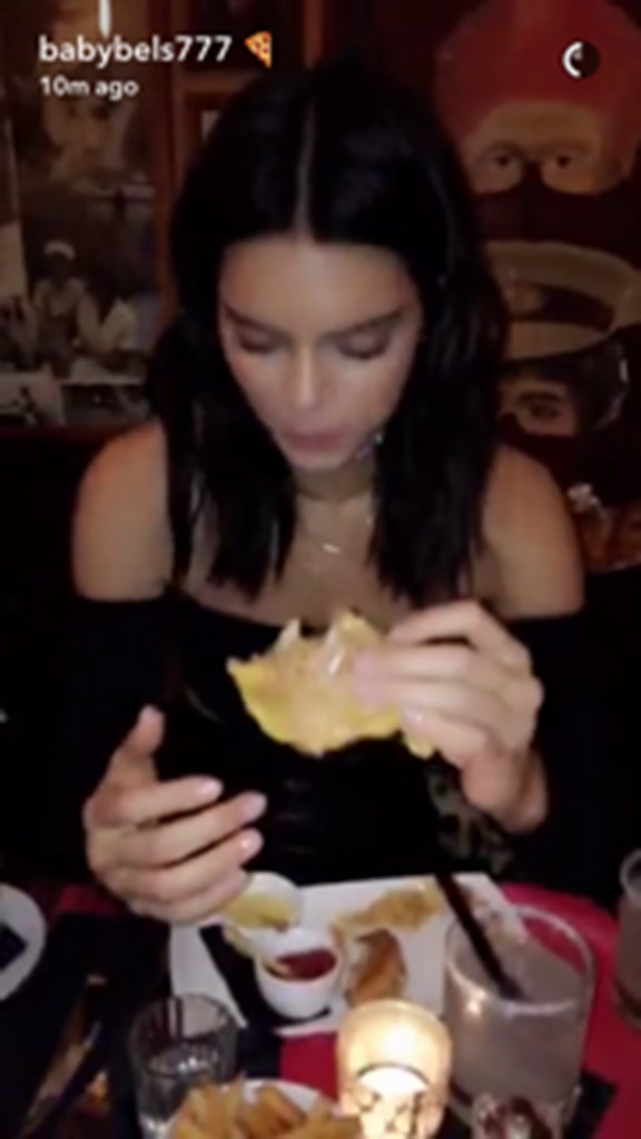 Kendall Jenner, Gigi Hadid, Burgers, Paris France