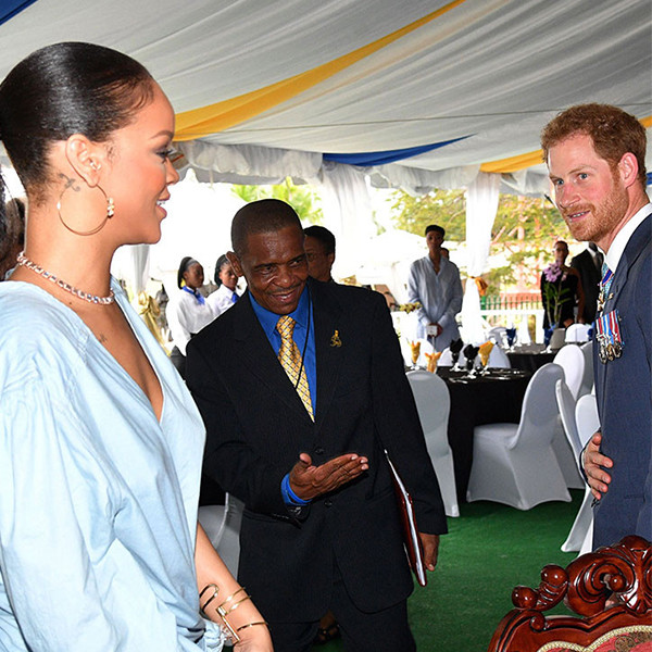 Prince Harry Meets Rihanna at Barbados 50th Anniversary of ...