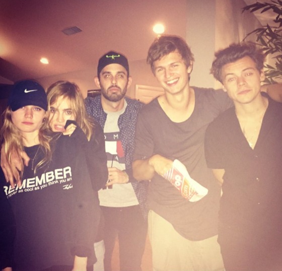 Harry Styles, Ansel Elgort