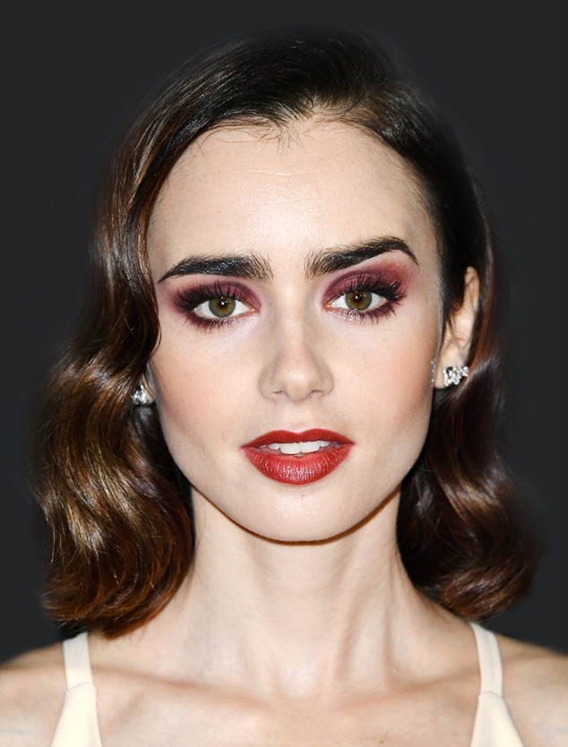 Lily Collins Just Mastered a New Layering Trick...With Eye Shadows | E