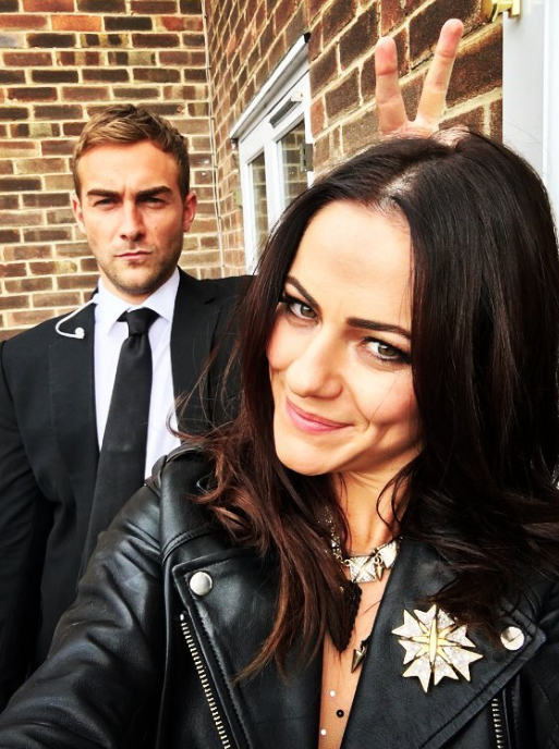 Tom Austen And Alexandra Park From Behind The Scenes Of The Royals Season 3 E News 