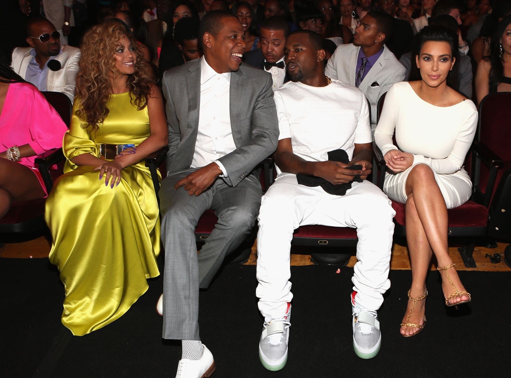 Beyonce, Jay-Z, Kim Kardashian, Kanye West
