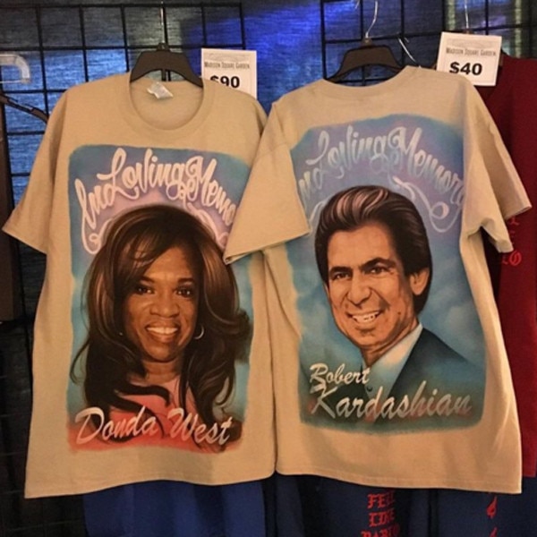 Donda west robert sales kardashian t shirt