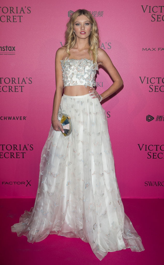 Maggie Lane from Victoria's Secret Fashion Show 2016 Pink Carpet