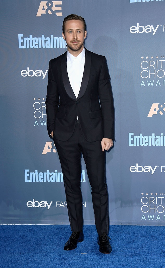 Ryan Gosling from 22nd Critics' Choice Awards Red Carpet Arrivals | E! News