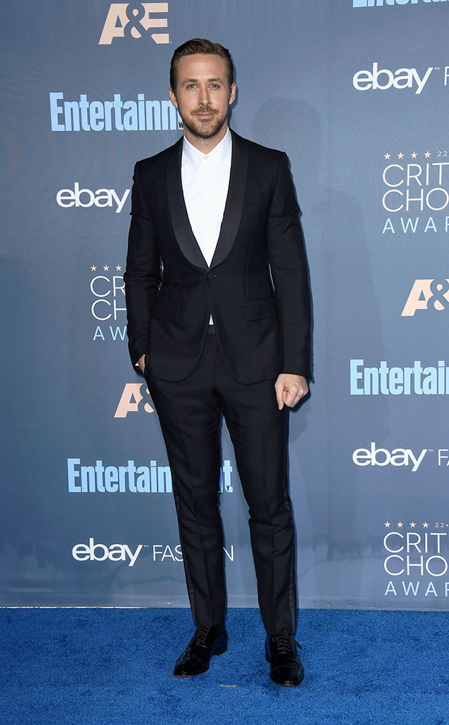Ryan Gosling from 22nd Critics' Choice Awards Red Carpet Arrivals E! News