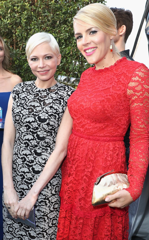 22nd Critics' Choice Awards, Candids, Michelle Williams, Busy Philipps