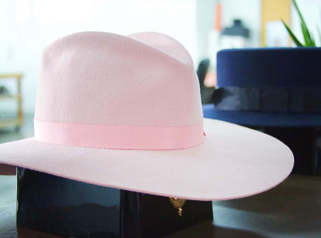 joanne pink hat