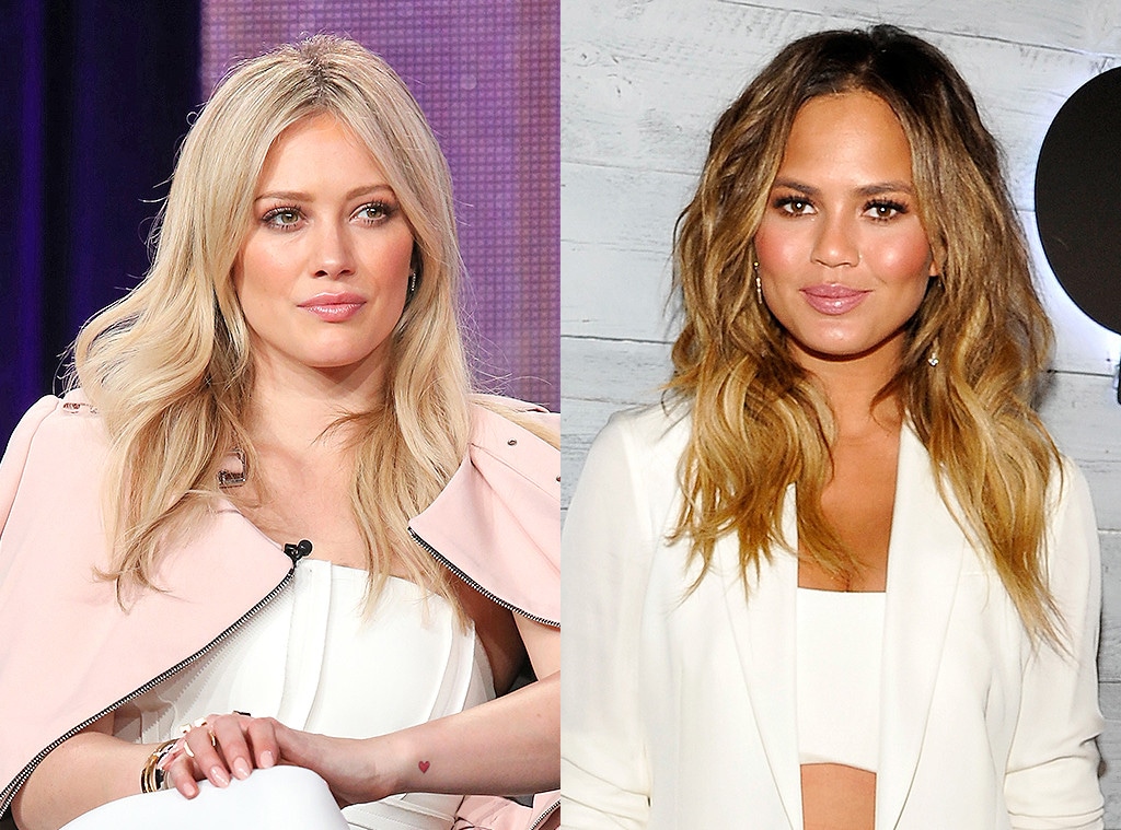 Hilary Duff, Chrissy Teigen