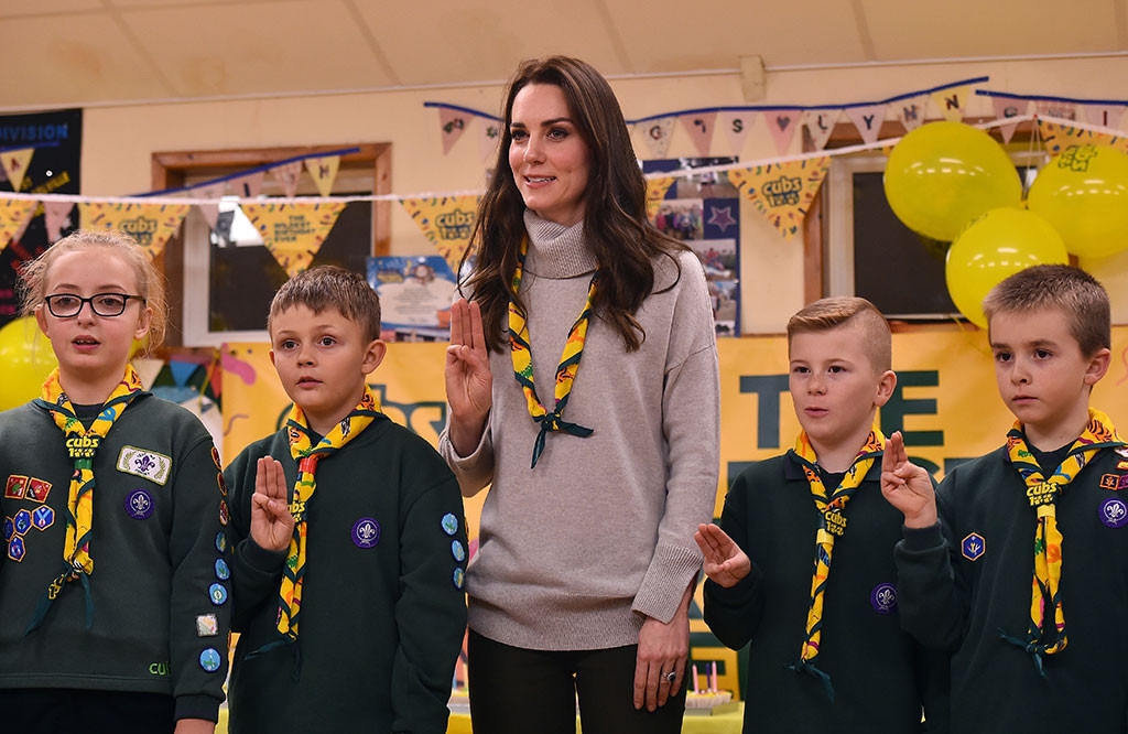 Kate Middleton, Cub Scout Meeting