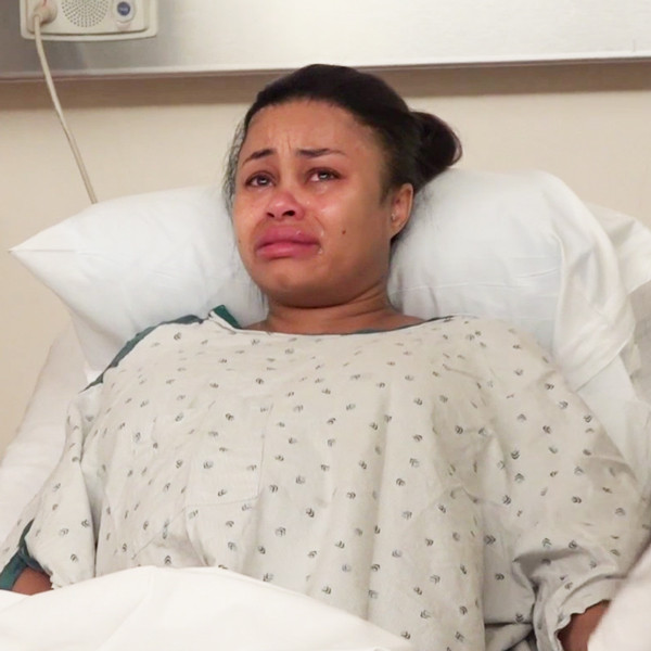 See Blac Chyna Cry Hysterically Moments Before Giving Birth To Dream