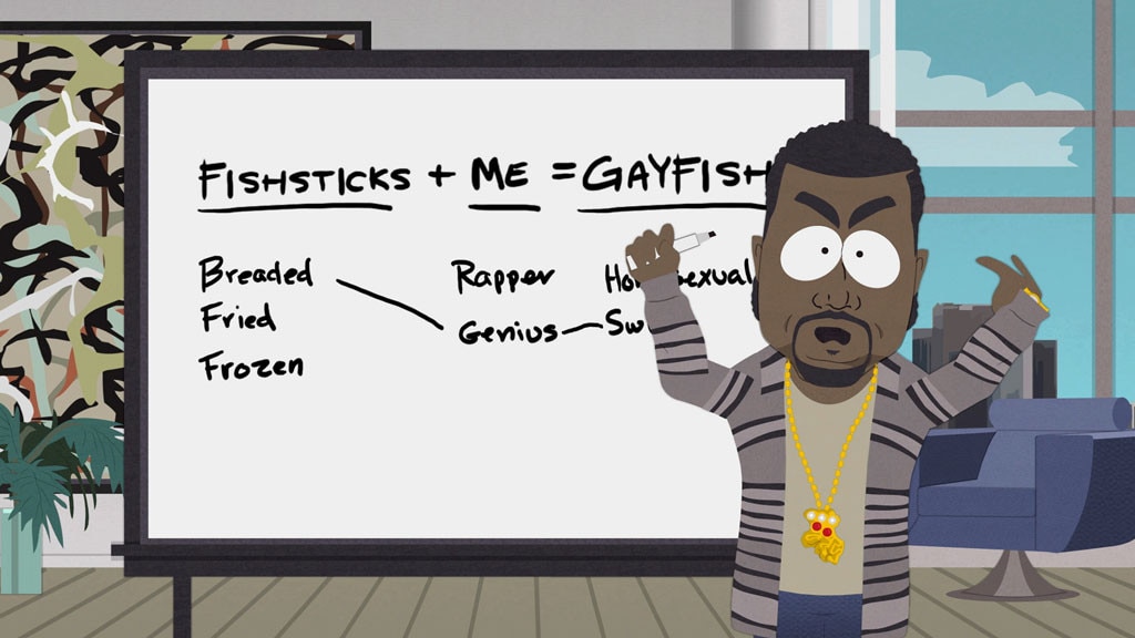 Kanye vs. South Park from A History of Kanye West