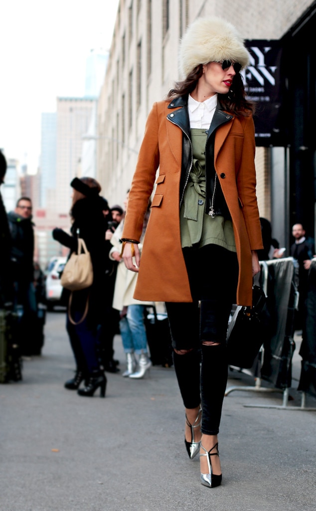 Arctic Inspired from Street Style at New York Fashion Week 