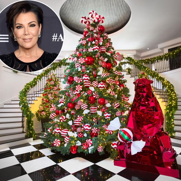 Kris Jenner mostra decoração de Natal de sua mansão - E! Online Brasil