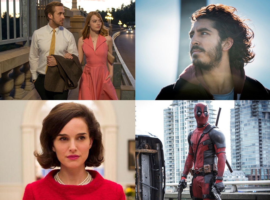 La La Land, Deadpool, Lion, Jackie
