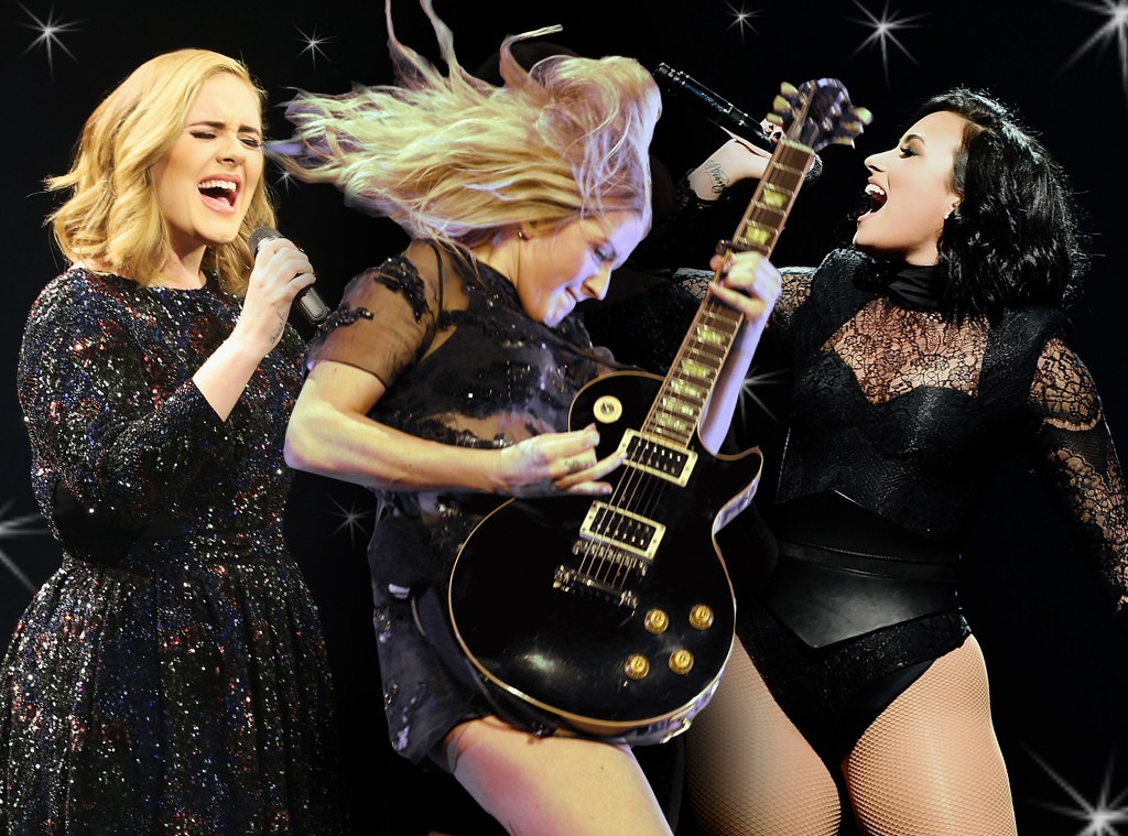 Adele, Ellie Goulding, Demi Lovato