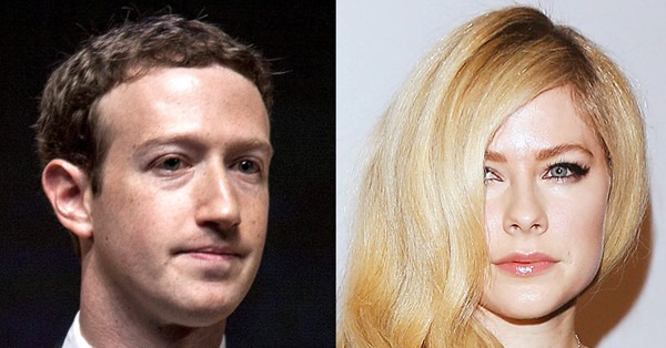 Avril Lavigne, Mark Zuckerberg