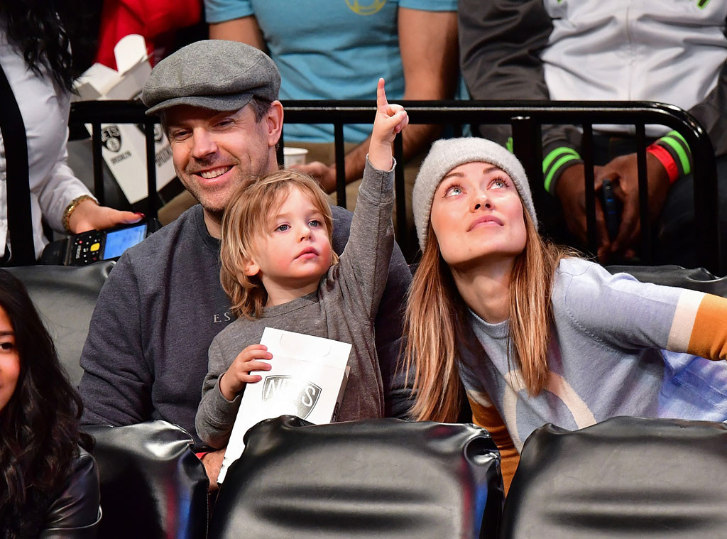 Olivia Wilde And Jason Sudeikis Son Steals The Show At B Ball Game E Online