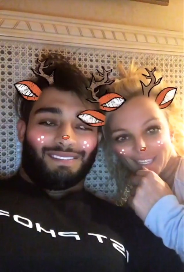 Sam Asghari, Britney Spears, Snapchat