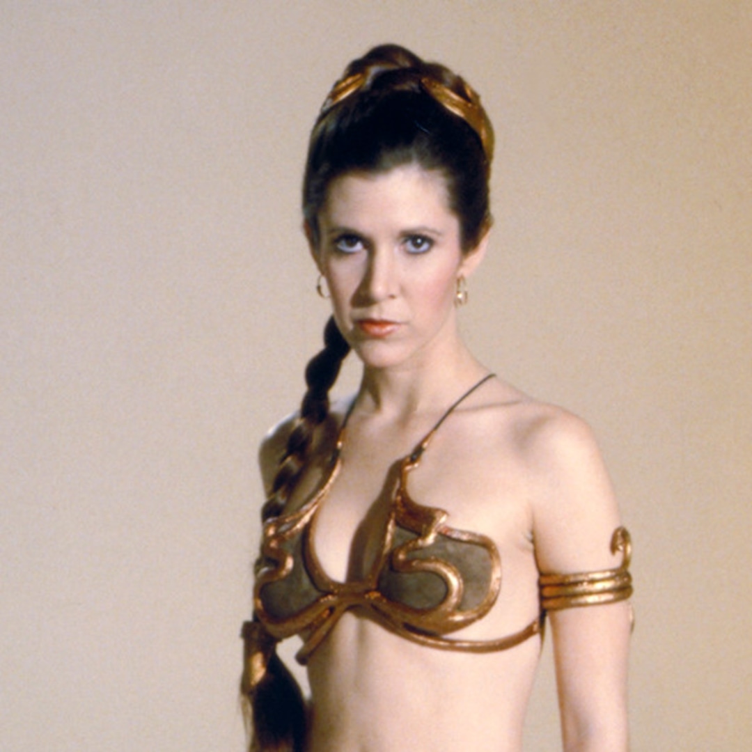 naast boksen thermometer Carrie Fisher Didn't Love That Famous Gold Bikini as Much as You Did - E!  Online