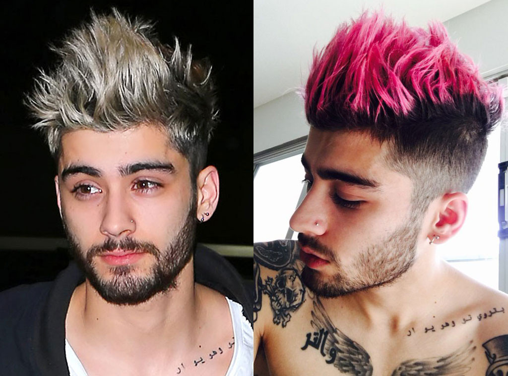 Zayn Malik From Stars Epic Hair Transformations E News 