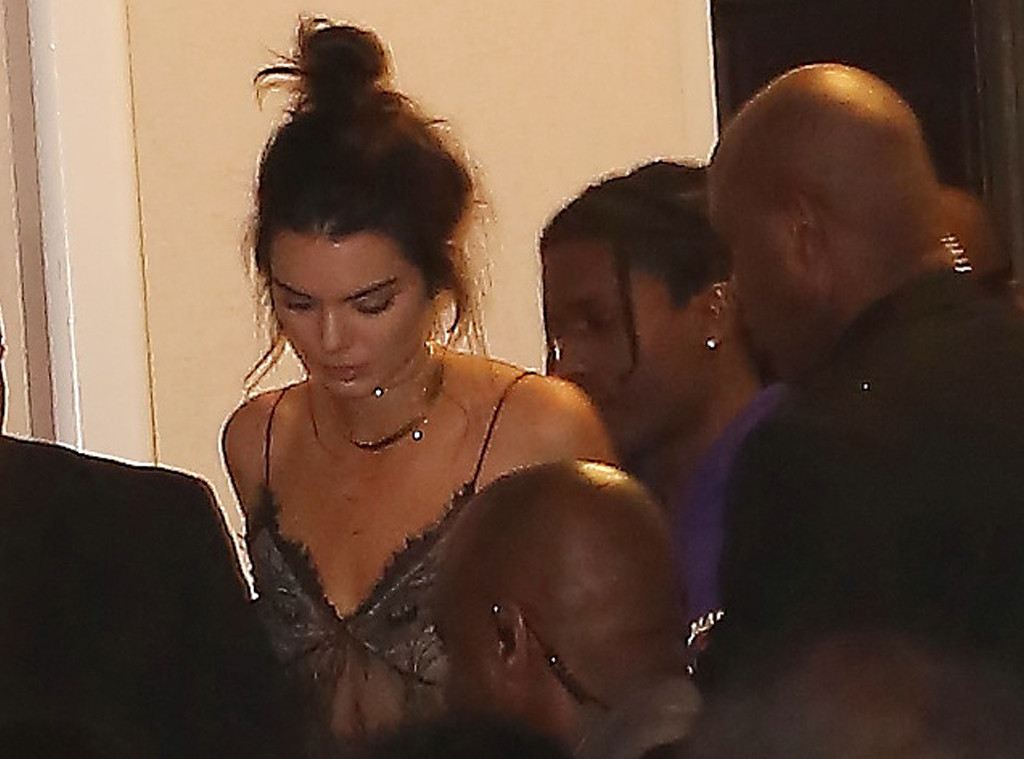 Kendall Jenner Parties With A Ap Rocky In Miami E Online