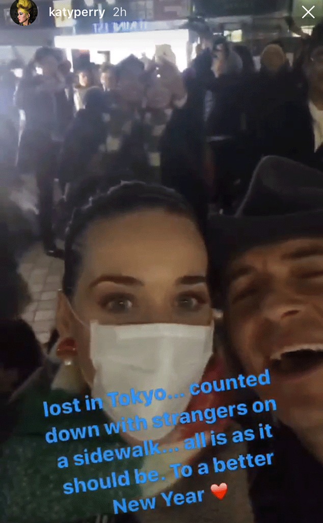 Orlando Bloom, Katy Perry, New Year's Eve 2016