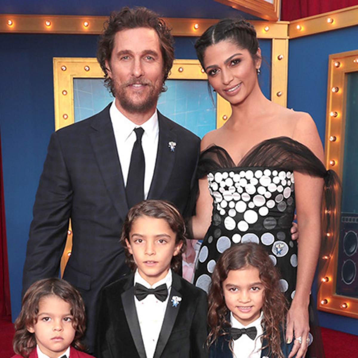 Matthew McConaughey's Kids Steal the Show at Sing Premiere - E! Online
