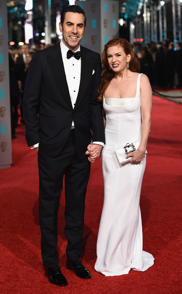 Sacha Baron Cohen & Isla Fisher from 2016 BAFTA Film ...