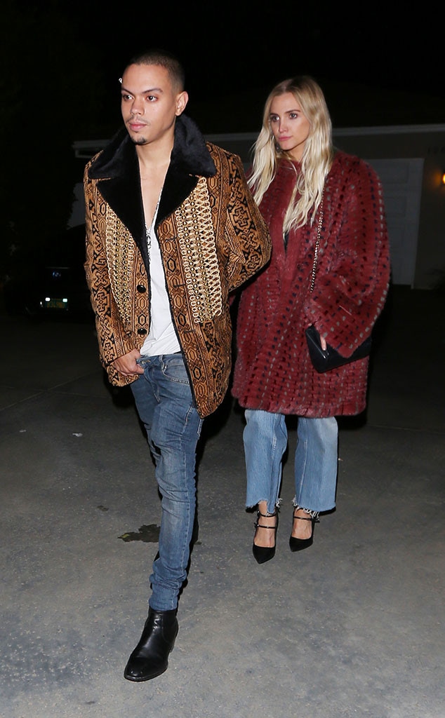 Evan Ross, Ashlee Simpson,  Day of Indulgence Party