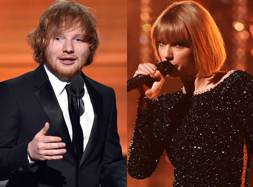 Ed Sheeran, Taylor Swift, 2016 Grammy Awards