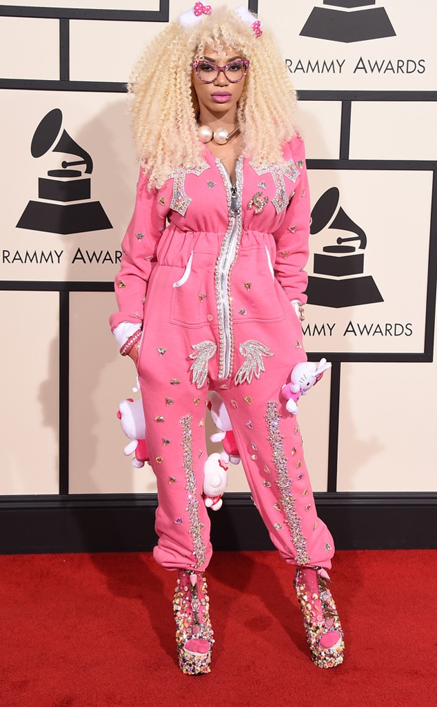 Is This Hello Kitty Onesie The Worst Grammys Outfit Of The Day E Online Ca Is This Hello Kitty Onesie The Worst Grammys Outfit Of The Day E Online Ca