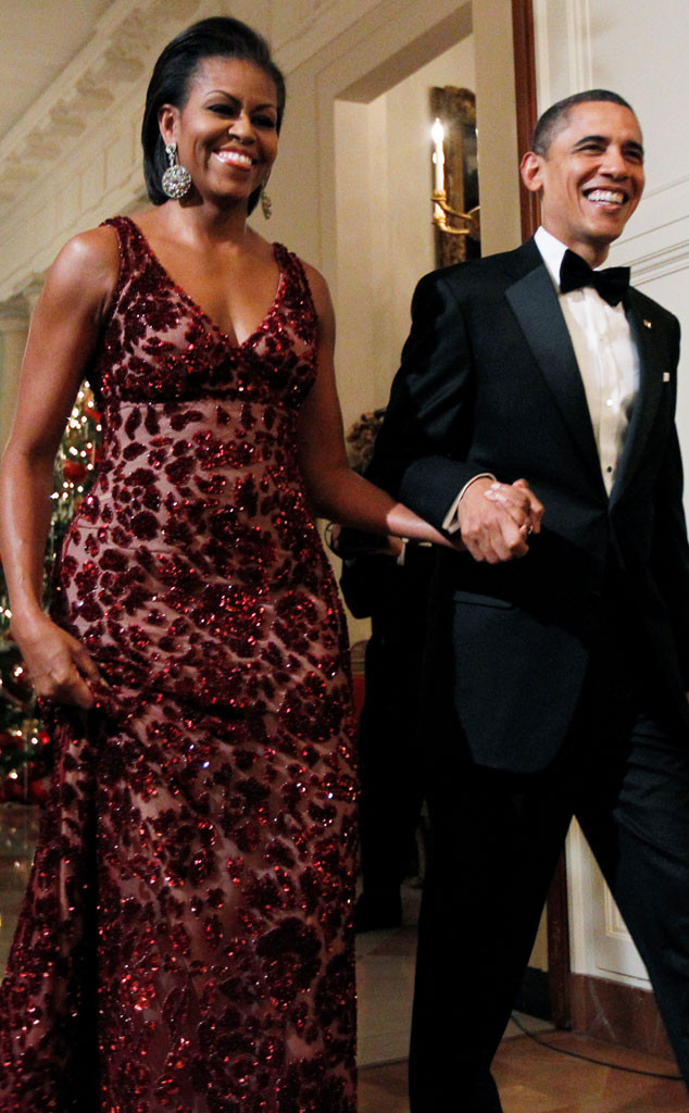 First Lady Michelle Obama Wears Custom Gucci for the Kennedy Center Honors  Ceremony