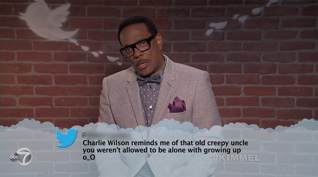 Charlie Wilson from Celebrity Mean Tweets From Jimmy Kimmel Live! E! News