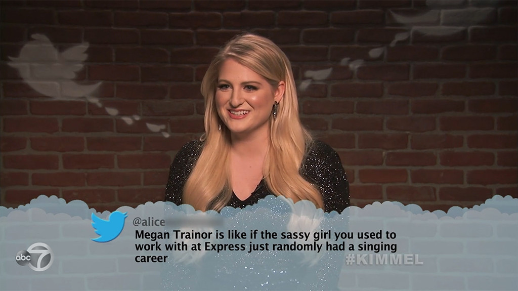 Meghan Trainor from Celebrity Mean Tweets From Jimmy Kimmel Live! | E! News