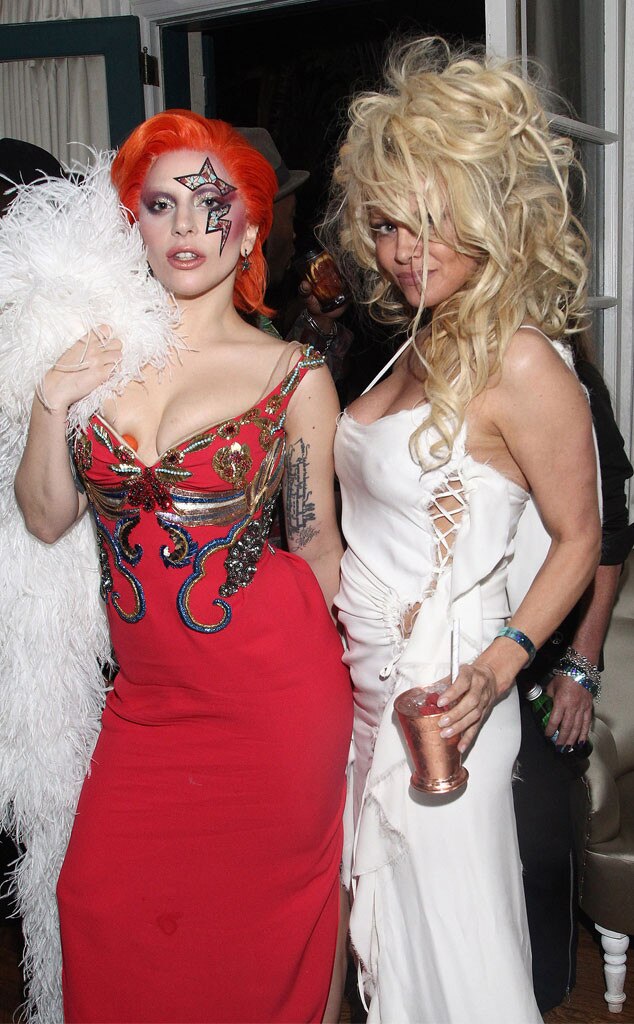 Lady Gaga & Pamela Anderson from Grammys 2016: Party Pics ...